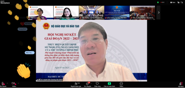 Trường Đại học Nha Trang tham dự Hội nghị sơ kết giai đoạn 2022-2025 thực hiện Quyết định số 78/QĐ-TTg ngày 14/01/2022 của Thủ tướng Chính phủ