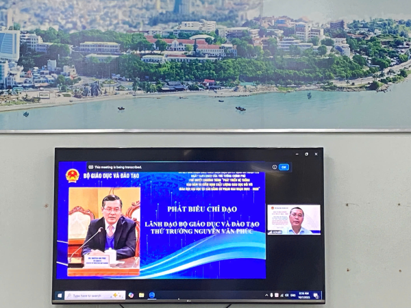 Trường Đại học Nha Trang tham dự Hội nghị sơ kết giai đoạn 2022-2025 thực hiện Quyết định số 78/QĐ-TTg ngày 14/01/2022 của Thủ tướng Chính phủ