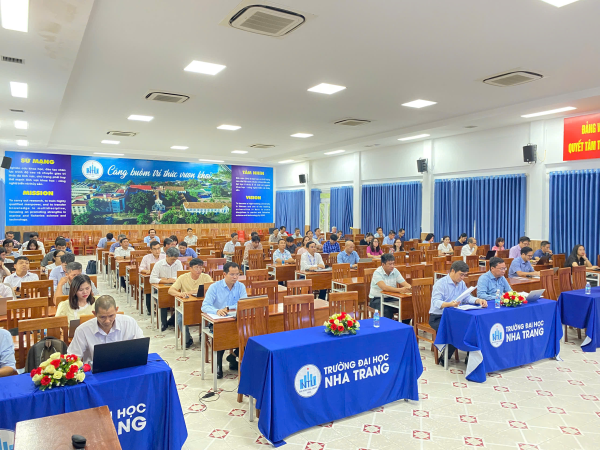 Trường Đại học Nha Trang tổ chức Hội nghị tổng kết công tác lấy ý kiến các BLQ NH 2024-2025 và triển khai kế hoạch NH 2025-2026