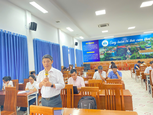 Trường Đại học Nha Trang tổ chức Hội nghị tổng kết công tác lấy ý kiến các BLQ NH 2024-2025 và triển khai kế hoạch NH 2025-2026