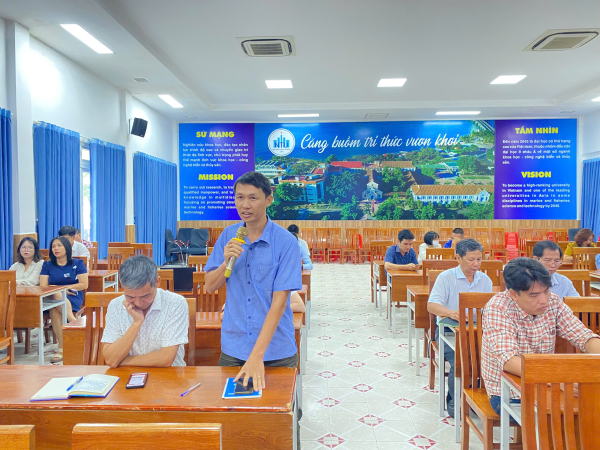 Trường Đại học Nha Trang tổ chức Hội nghị tổng kết công tác lấy ý kiến các BLQ NH 2024-2025 và triển khai kế hoạch NH 2025-2026