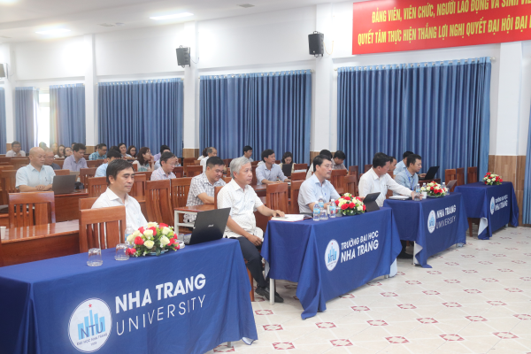 Tổ chức Hội nghị báo cáo kết quả thực hiện chiến lược phát triển Trường Đại Học Nha Trang giai đoạn 2021-2025 về công tác đào tạo, bảo đảm chất lượng, kiểm định và xếp hạng