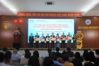 Trường Đại học Nha Trang tổ chức Lễ công bố Quyết định và trao giấy chứng nhận KĐCL 07 CTĐT và trao Giấy chứng nhận bồi dưỡng nghiệp vụ kiểm định viên khóa 2025 đợt 1