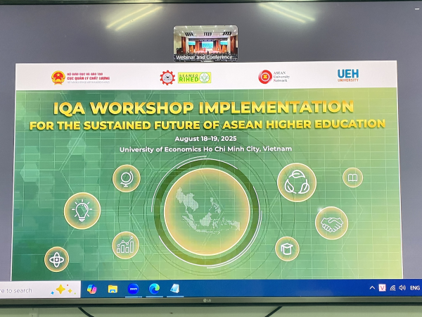 Trường Đại học Nha Trang tham gia Hội thảo quốc tế "Triển khai hệ thống Bảo đảm chất lượng bên trong – Vì tương lai bền vững của giáo dục đại học ASEAN"